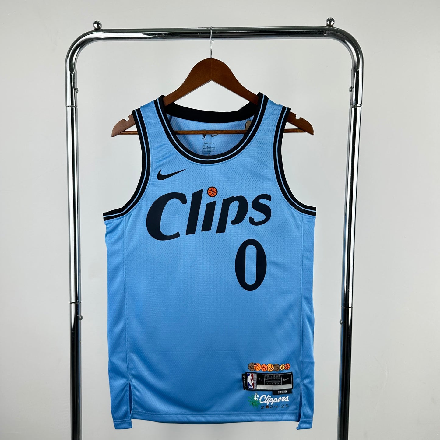 25th season Clippers City Edition 0 #Westbrook S-XXL