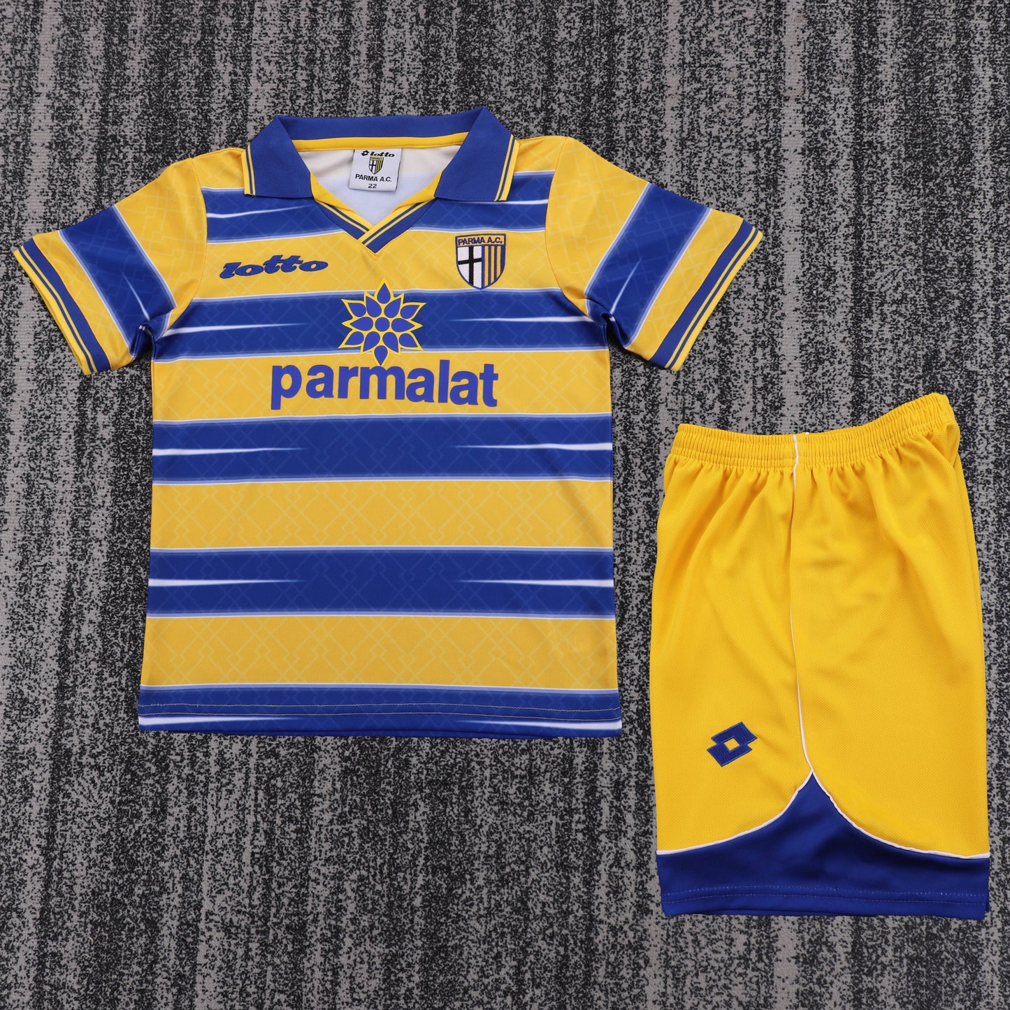 Retro Kids 1998/99 Parma Calcio 1913 Home Football Shirt&Size16-28