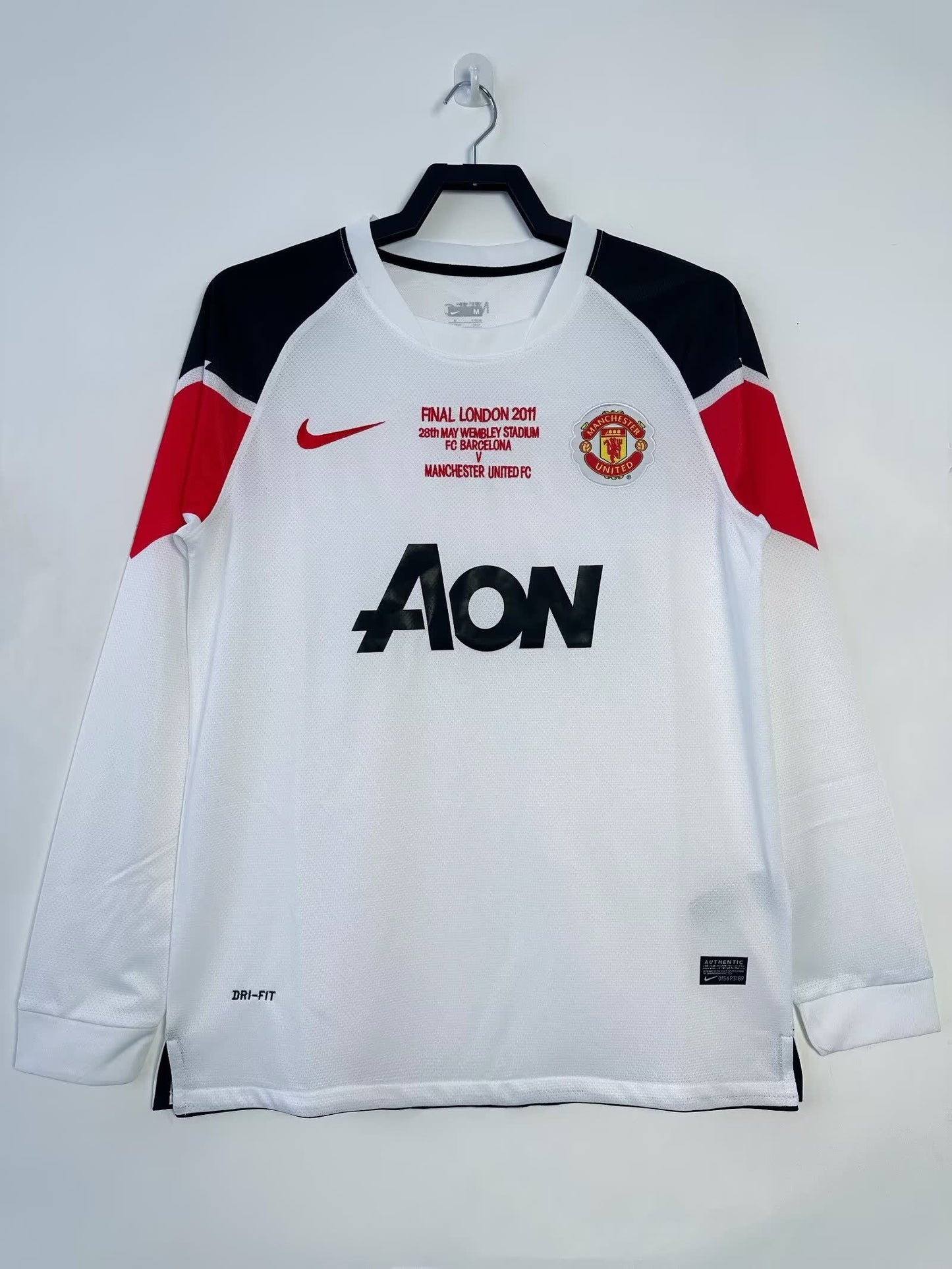Retro 2010/11 Manchester United away long sleeved S-XXL