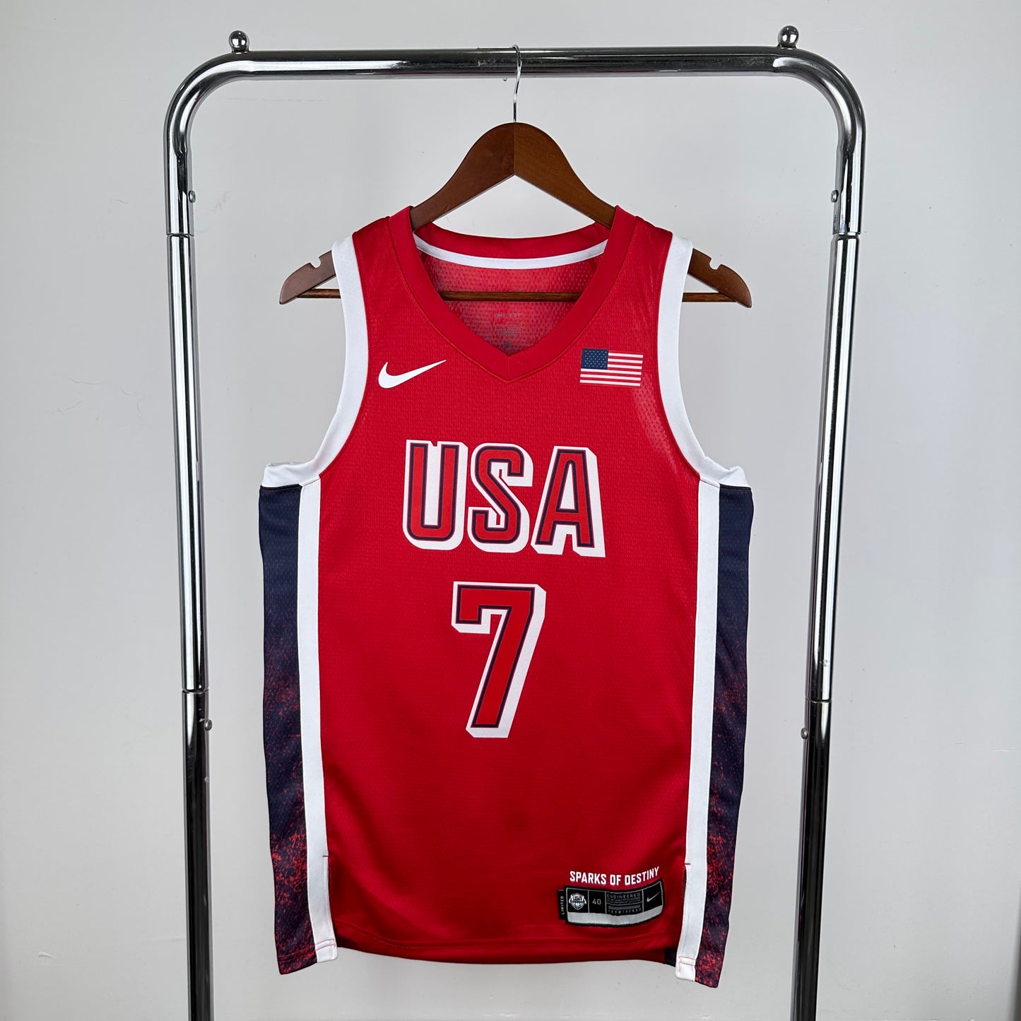 24 year Olympic Games, USA Team Red 7 # Durant