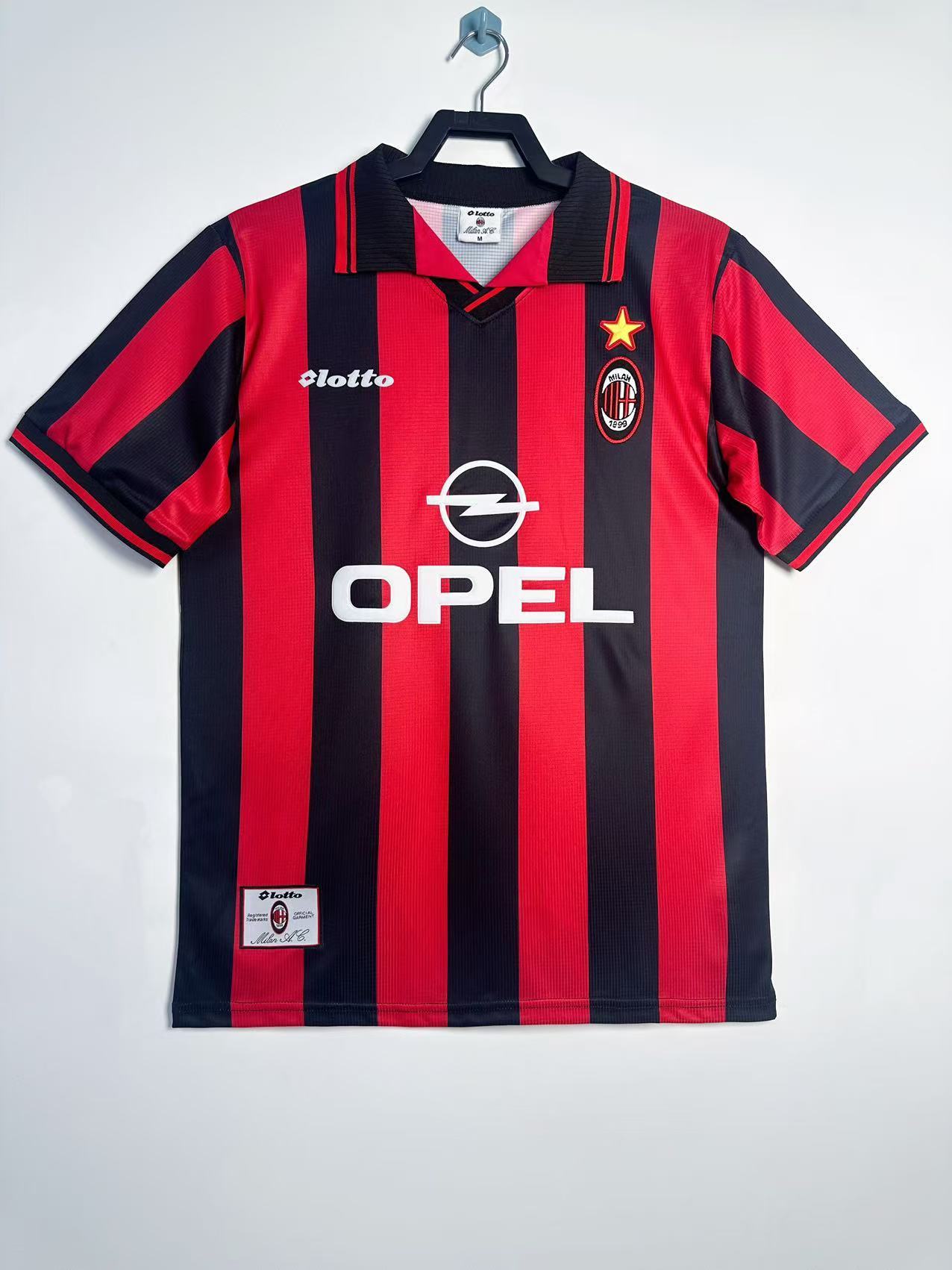 Retro 1997/98 AC Milan home S-XXL
