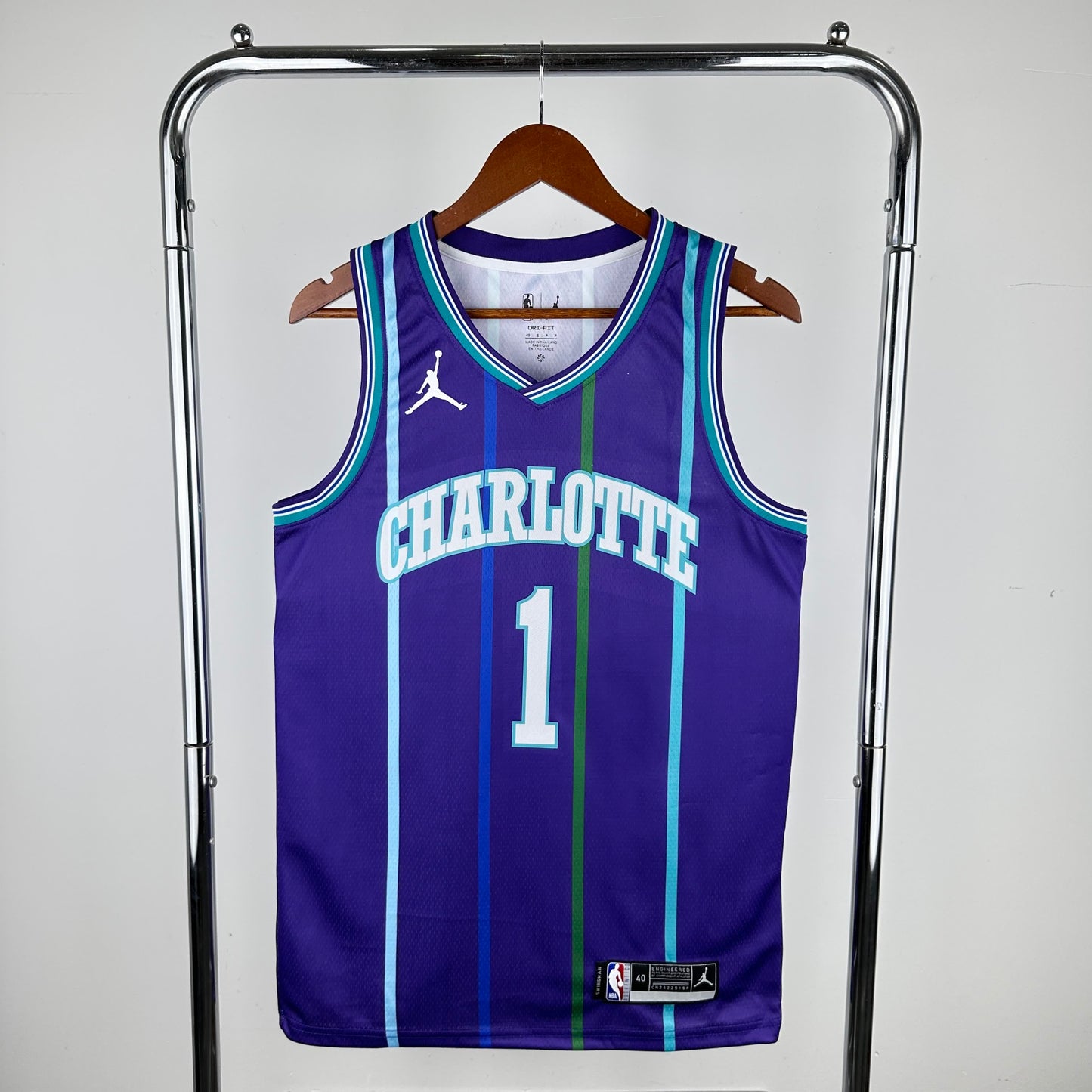 20 season Hornets retro purple No.1 Ball
