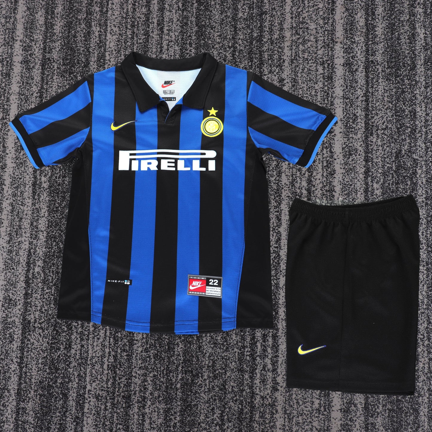 Retro Kids 1998/99 Inter Milan home football Jersey&Size16-28