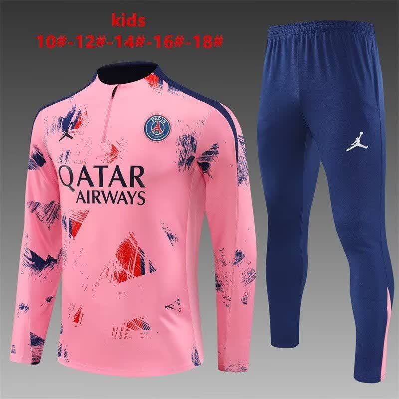 24/25 Kids # Jordan PSG Pink Camouflage Size 10-18