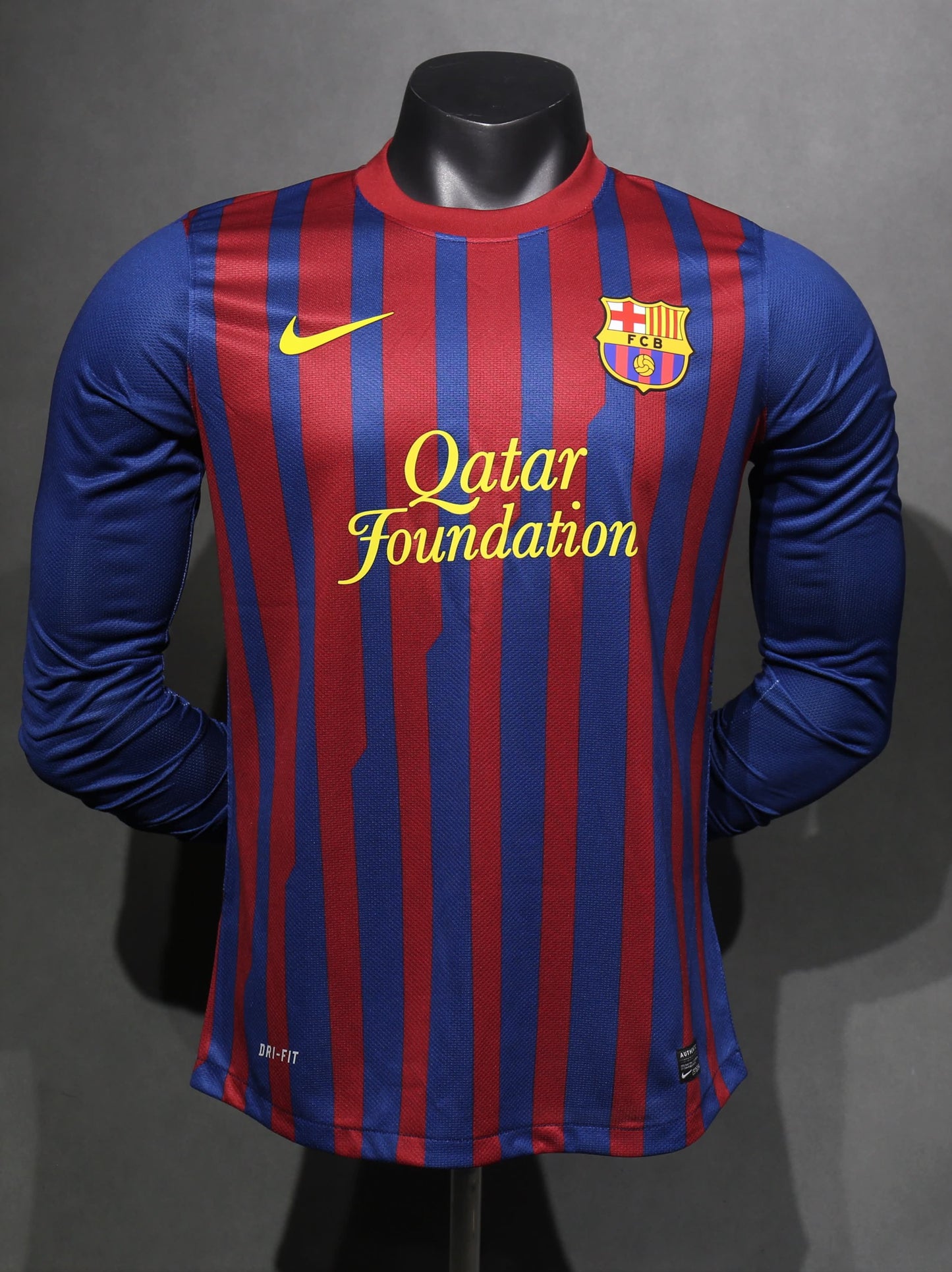 Retro 2011/12 Barcelona Home Long Sleeve Player Edition S-3XL