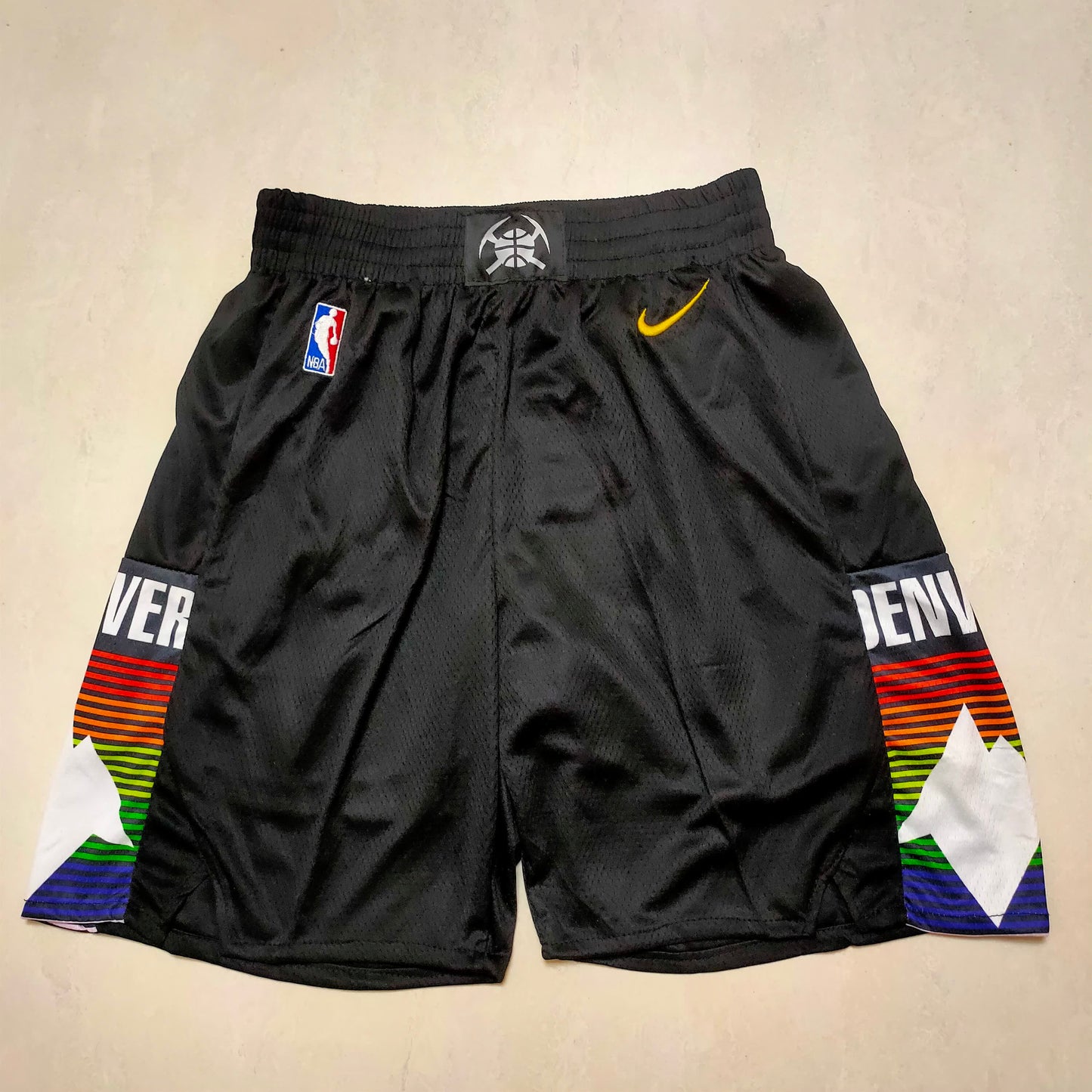 Nuggets Black City Shorts