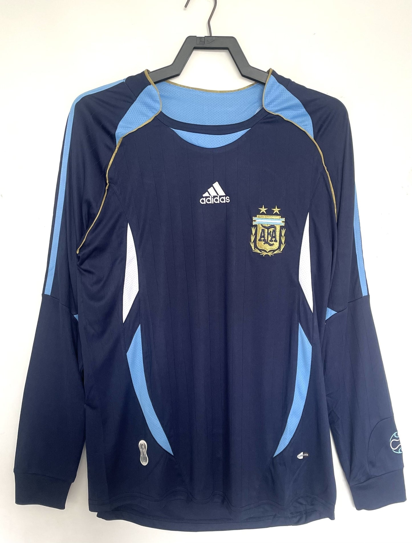 Retro 2006 Argentina away long sleeved Yupoo Soccer Jerseys S-XXL