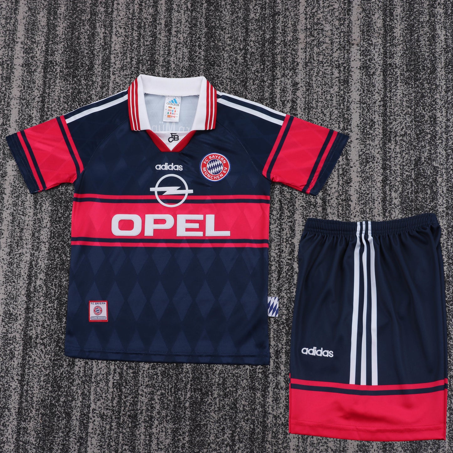 Retro Kids 1997/99 Bayern Home Football Shirt&Size16-28