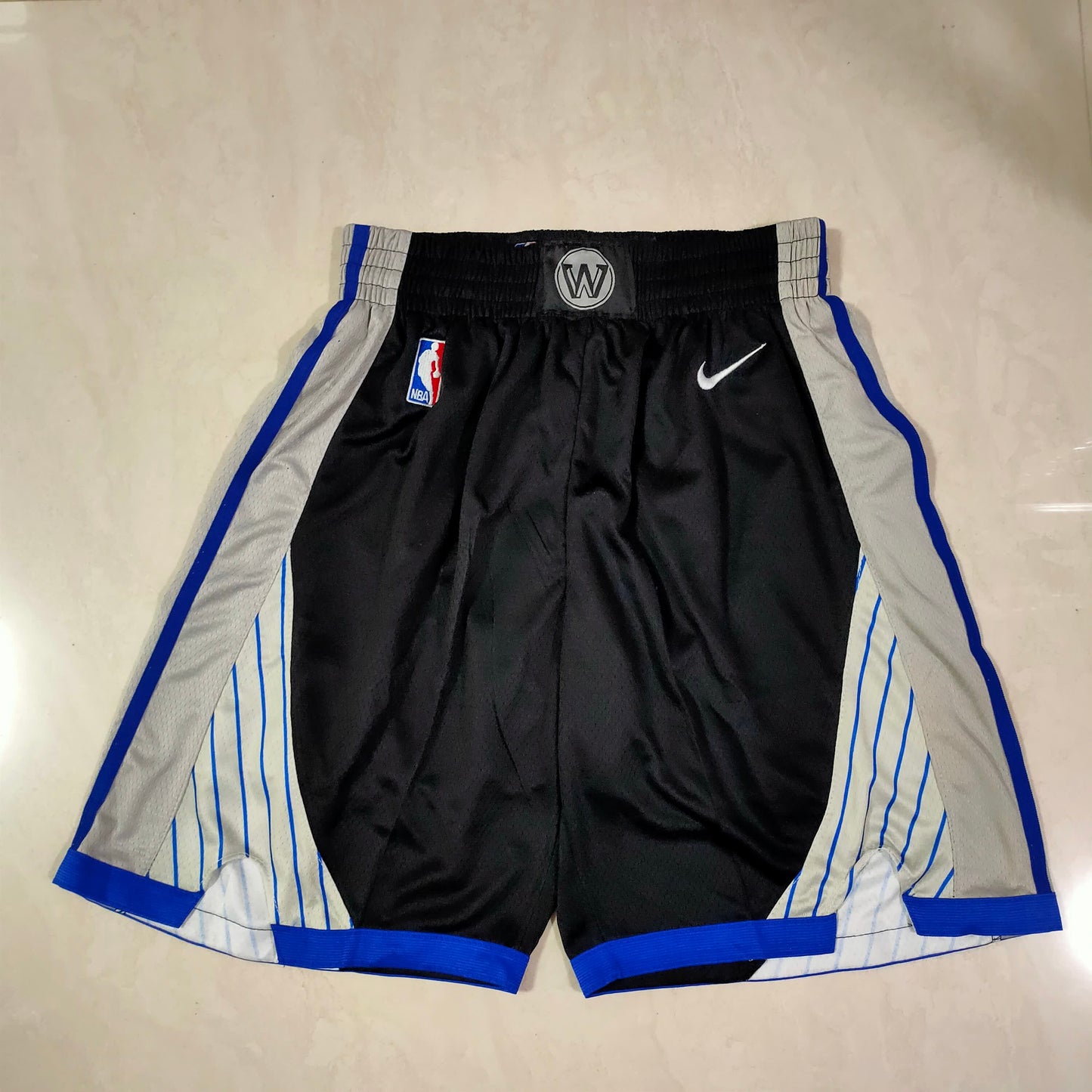 Warriors Black City Shorts