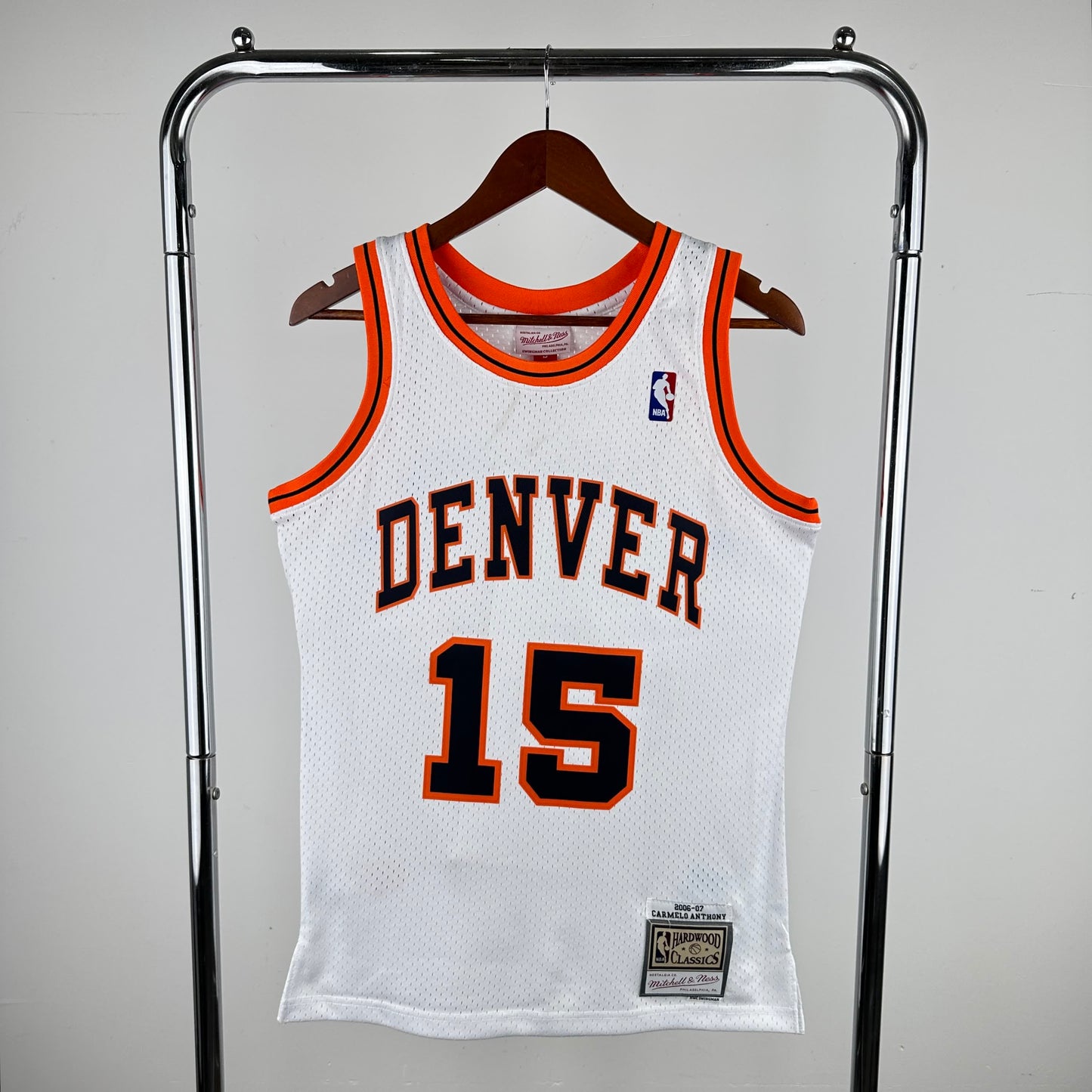 MN Hot Pressed Retro Shirt: SW Nuggets 06/07 Season ABA Retro Night 15 # Anthony