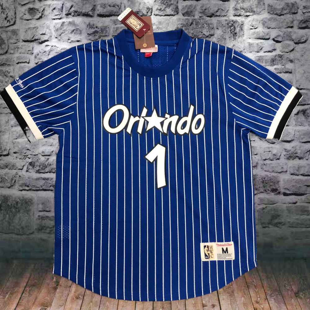 Mitchellness Magic Blue 1 Penny Hardaway Vintage Mesh Short Sleeve