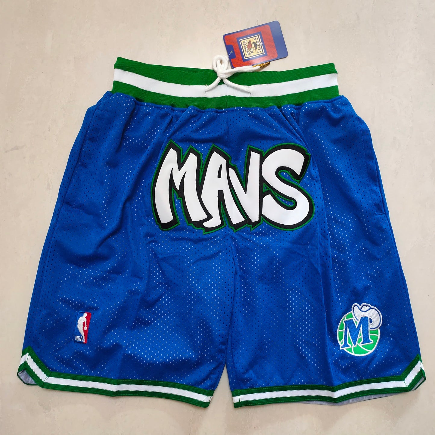 Mavericks Blue Pocket Shorts