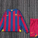 Retro Kids 2005/06 Barcelona home long sleeved&Size16-285