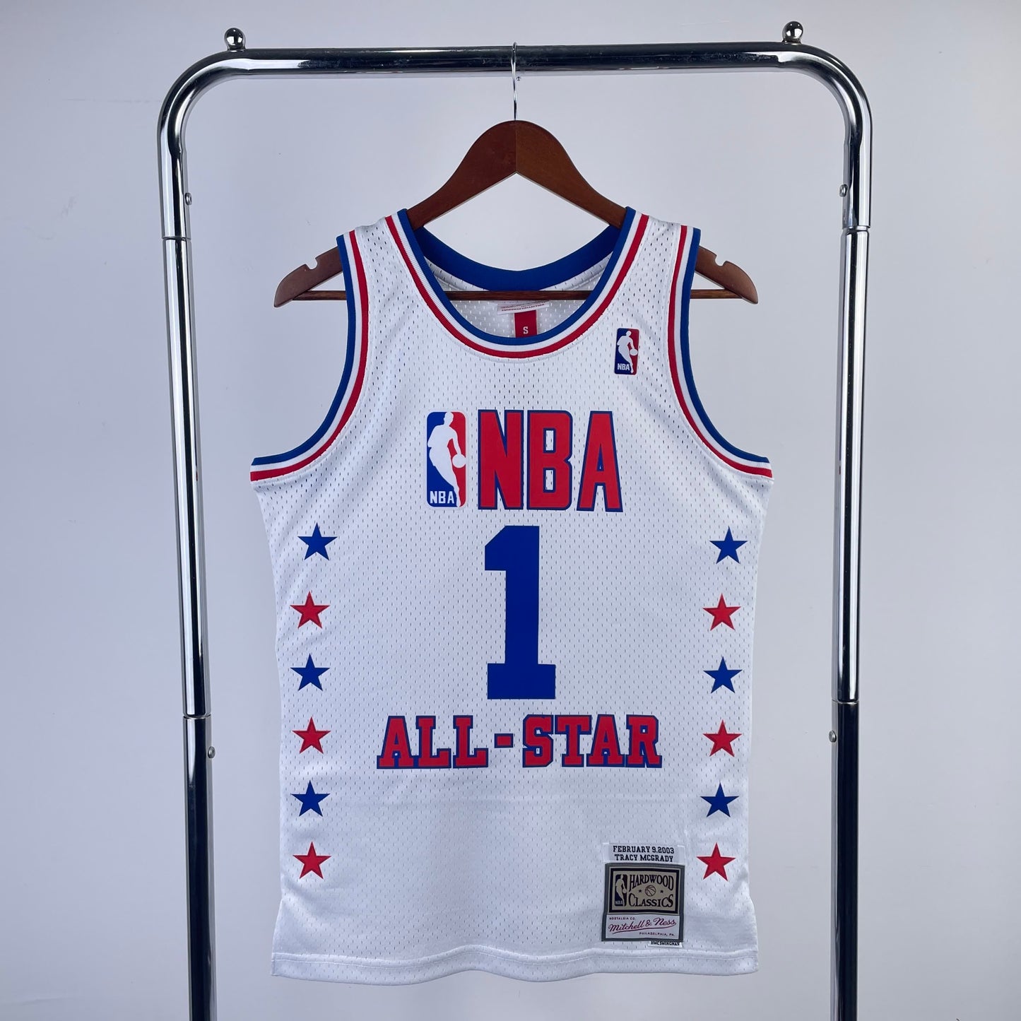 Vintage NBA jersey: 2003 All Star White 1 # McGrady