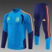 /27 Spain Hu Blue Half Pull Training Suit Yupoo Soccer Jerseys (Adults&Kids)7