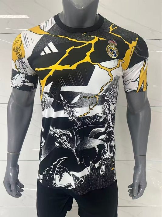 /26 Real Madrid x Marvel Black and White Special Edition S-XXL4