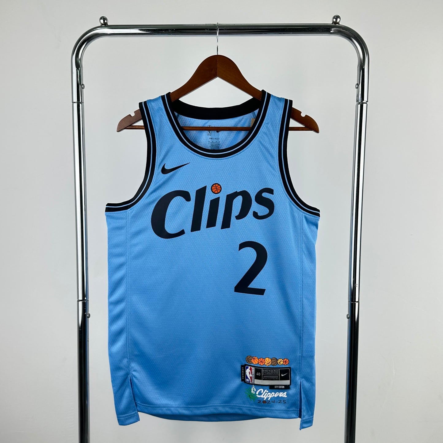25th season Clippers City Edition 2 #Leonard S-XXL