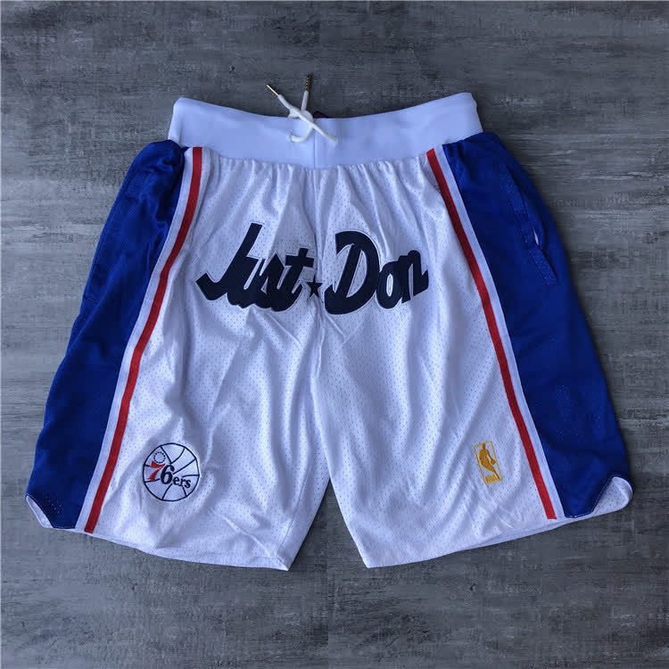 76ers JUST DON COBRAND PANTS - WHITE