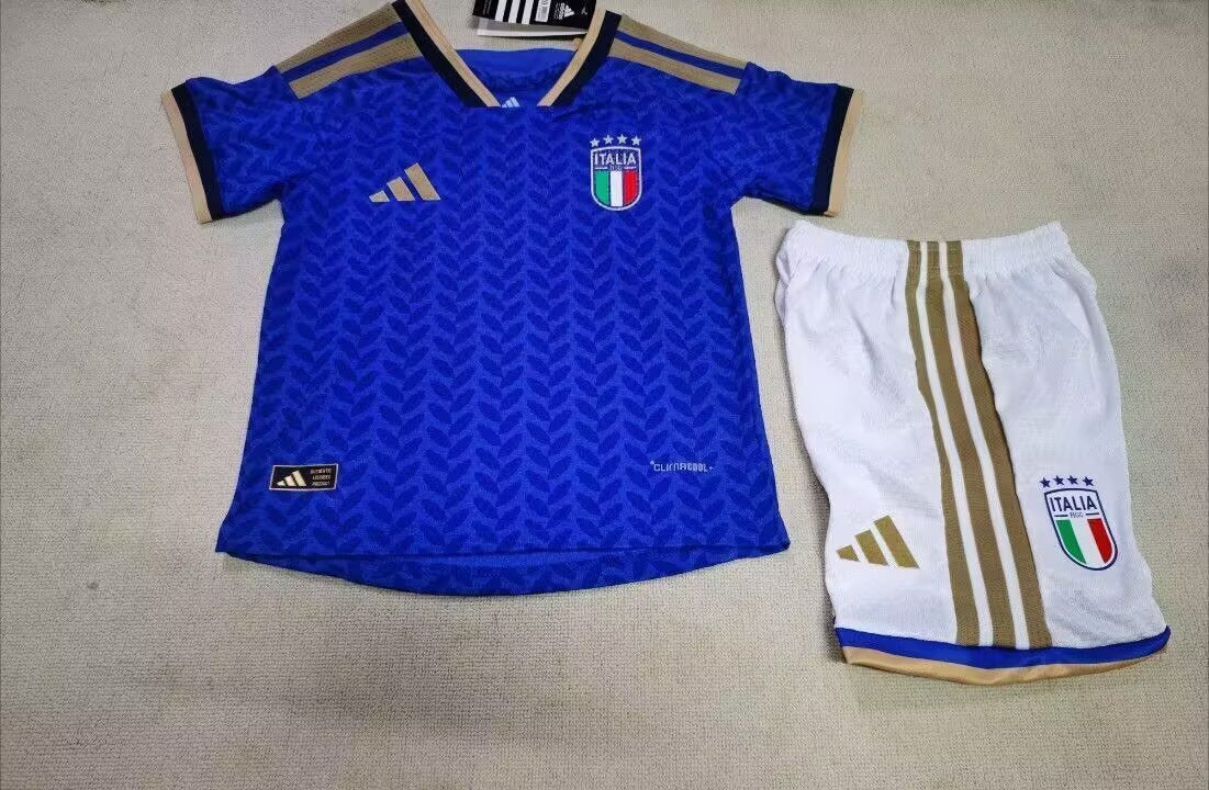 2026 World Cup Kids player edition jersey Italy home&Size 16-28