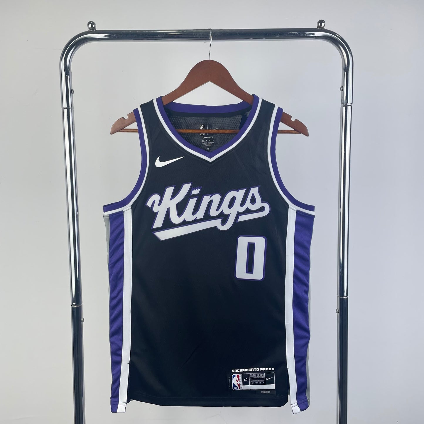 24 Season Kings Away Black 0 # Monk