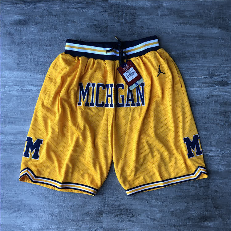 Michigan JUST DON Co branded Pants - Yellow