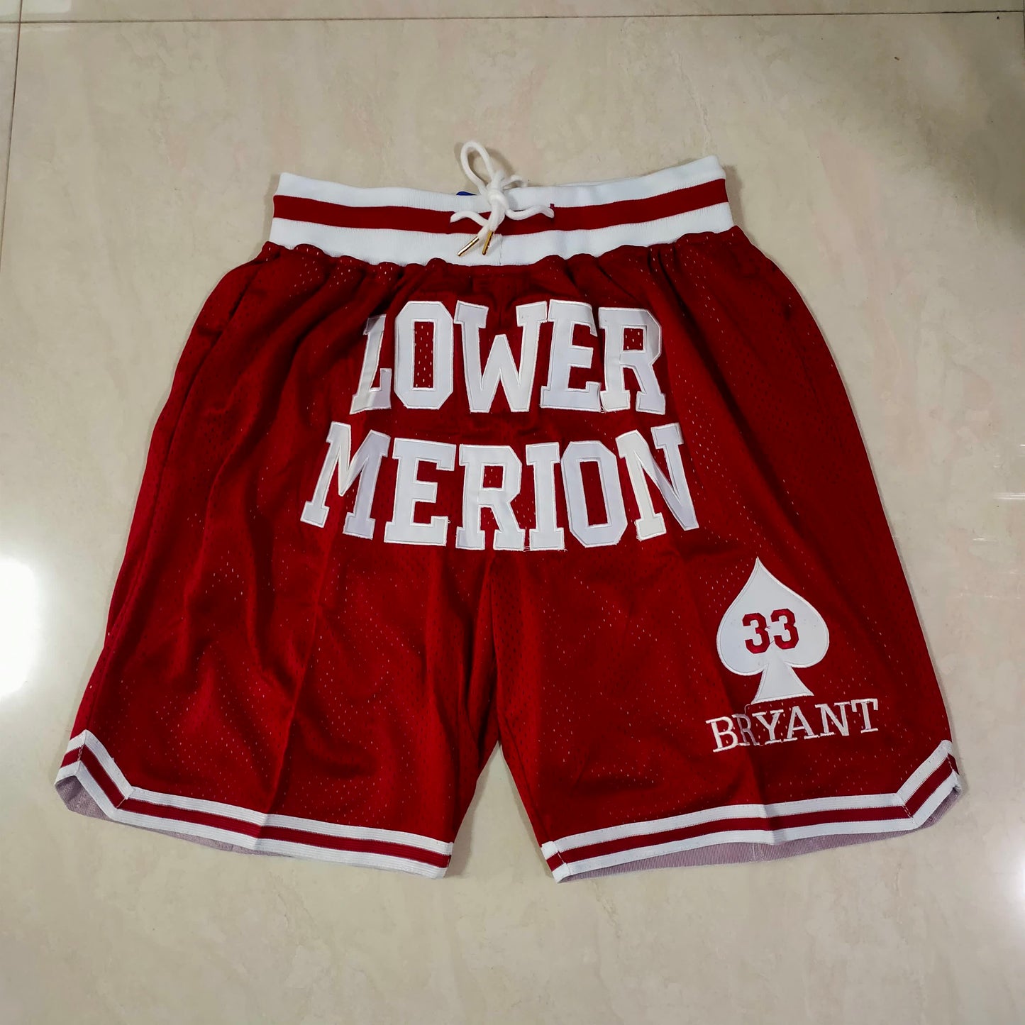 Kobe High School Edition Red Pocket Shorts