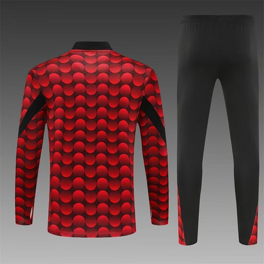 /26 Feyenoord Red Black Half Pull Training Suit S-XXL7