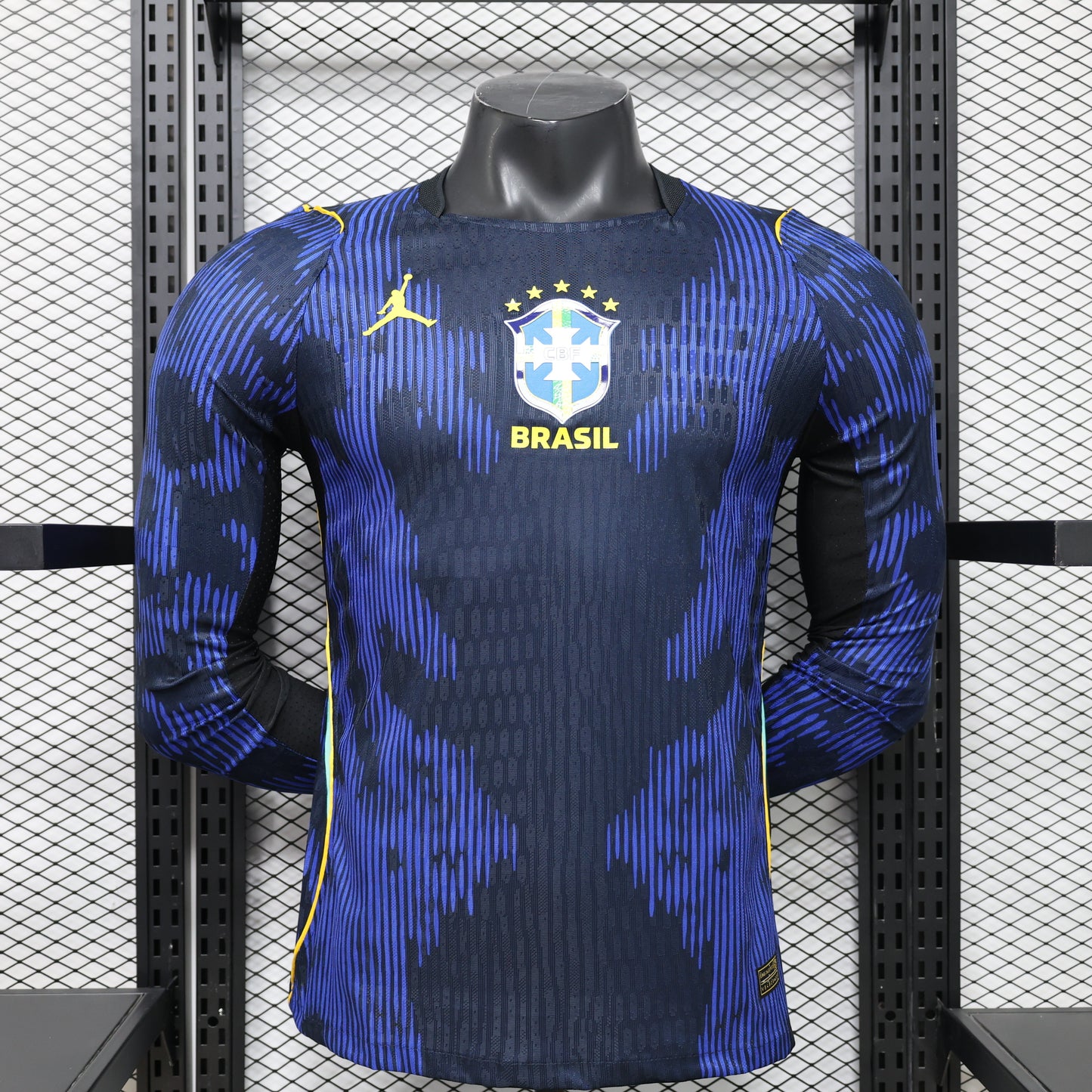 2026 Brazil Away Long Sleeve Player Version World Cup Jersey S-3XL
