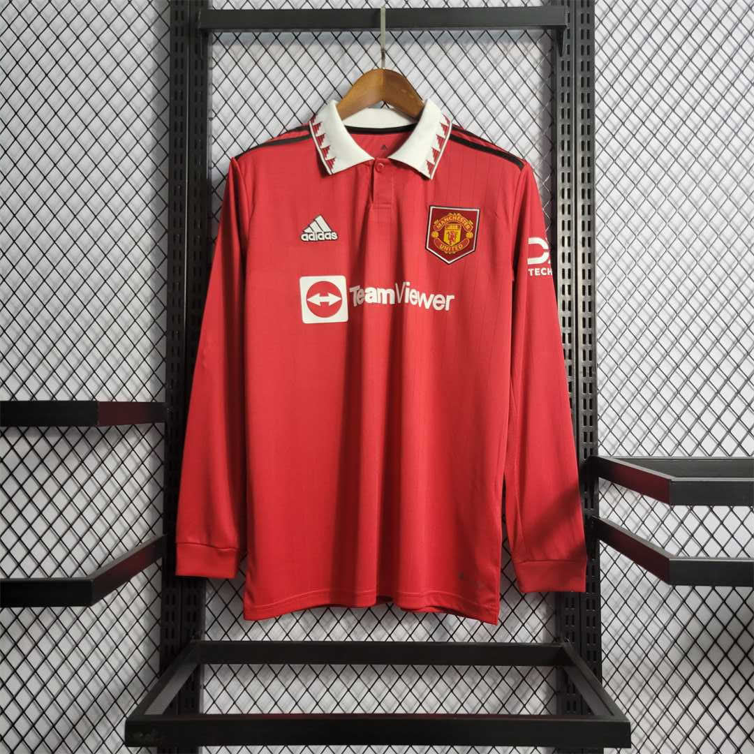 22-23 Manchester United home long sleeve