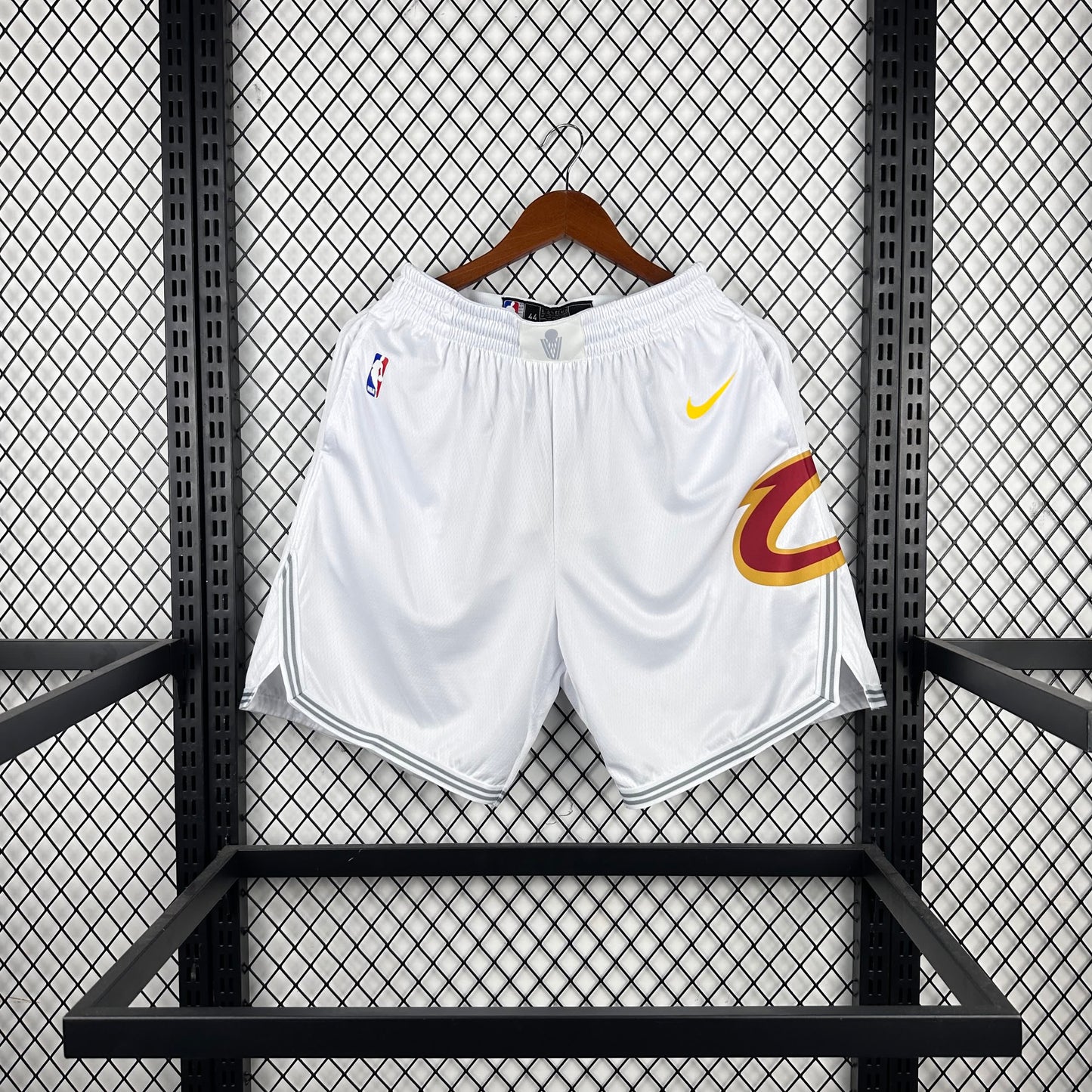 23 season Cavaliers home white shorts