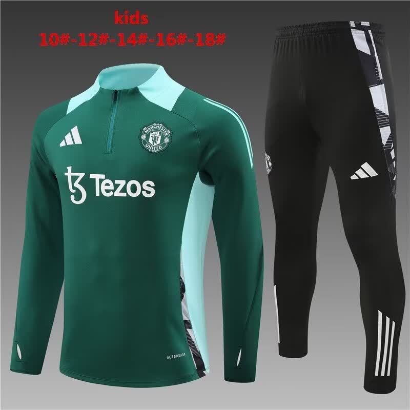 24/25 Kids # Manchester United Green Size 10-18