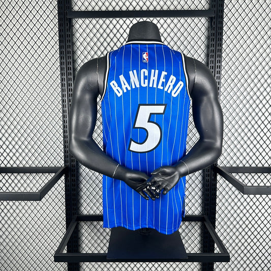 th Orlando Magic away blue 5 # Banchero NBA Jersey S-XXL5
