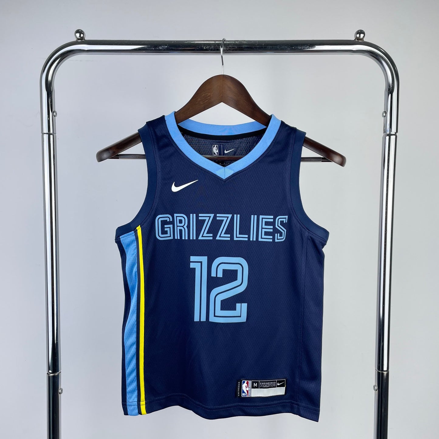 NBA Kids # Grizzlies Navy Blue 12 Morant 10