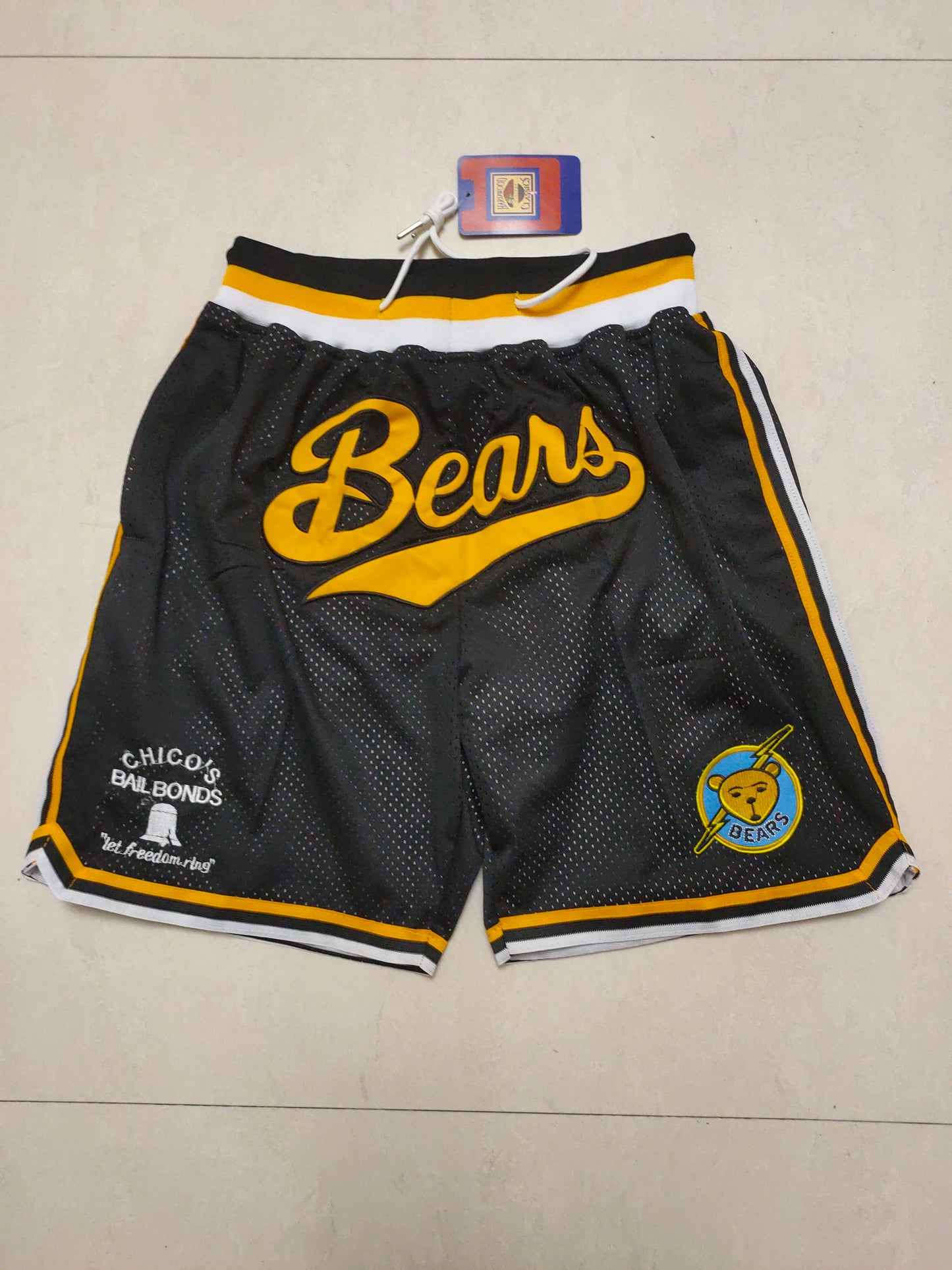 Bad Bear Black Pocket Shorts