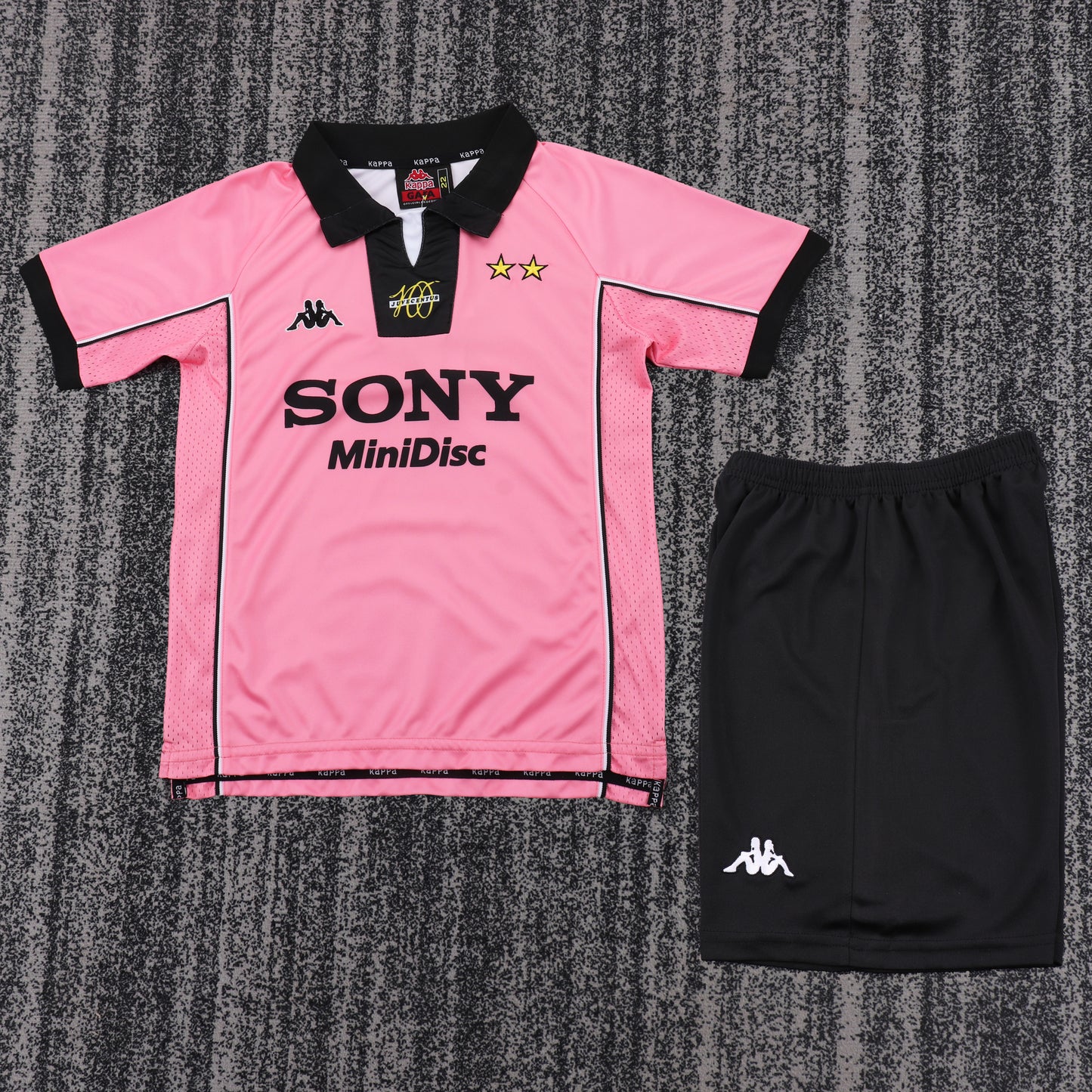 Retro Kids 1997/98 JVT away pink football shirt&Size16-28