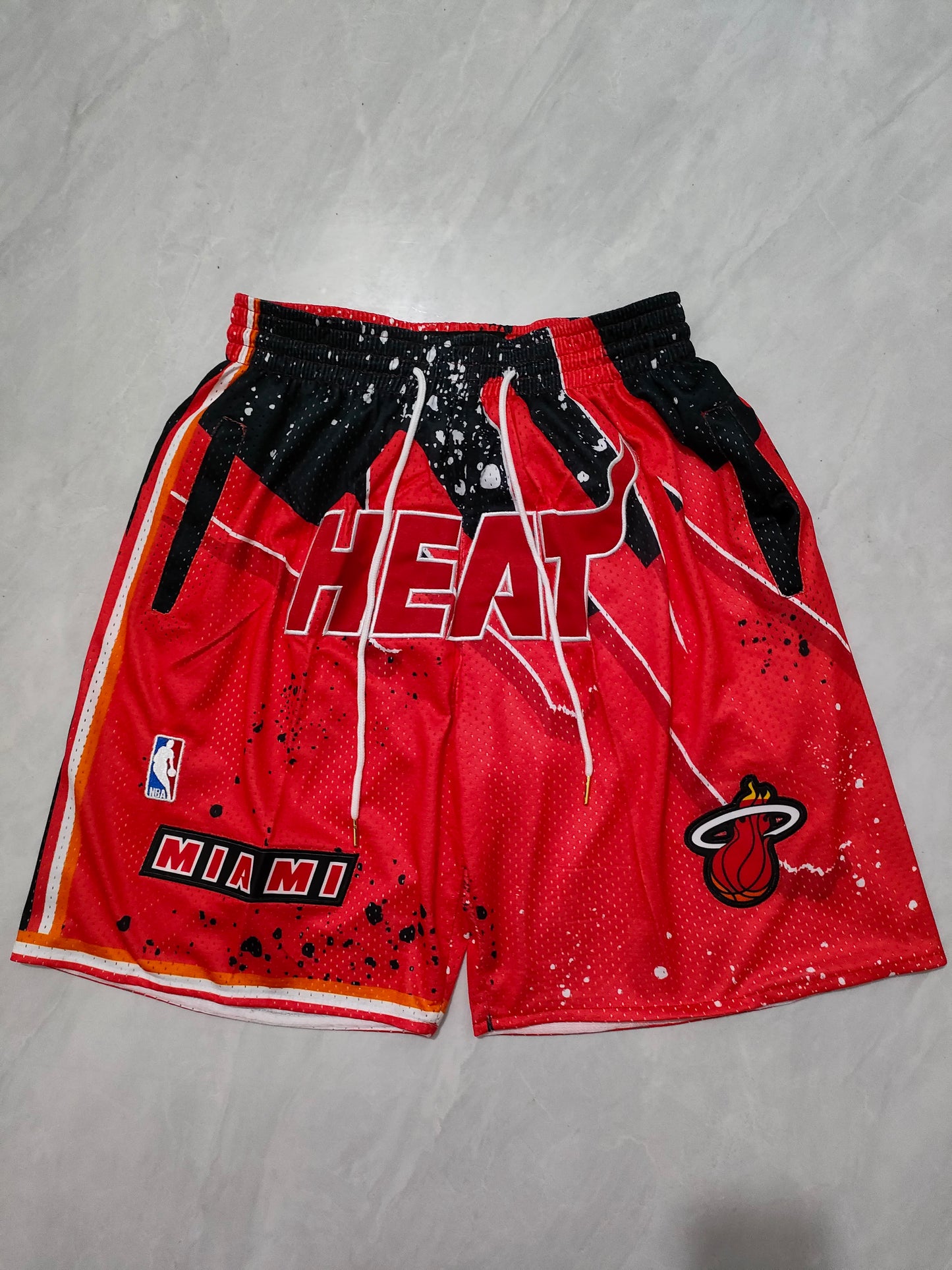 NBA Heat Red Swing Pocket Shorts