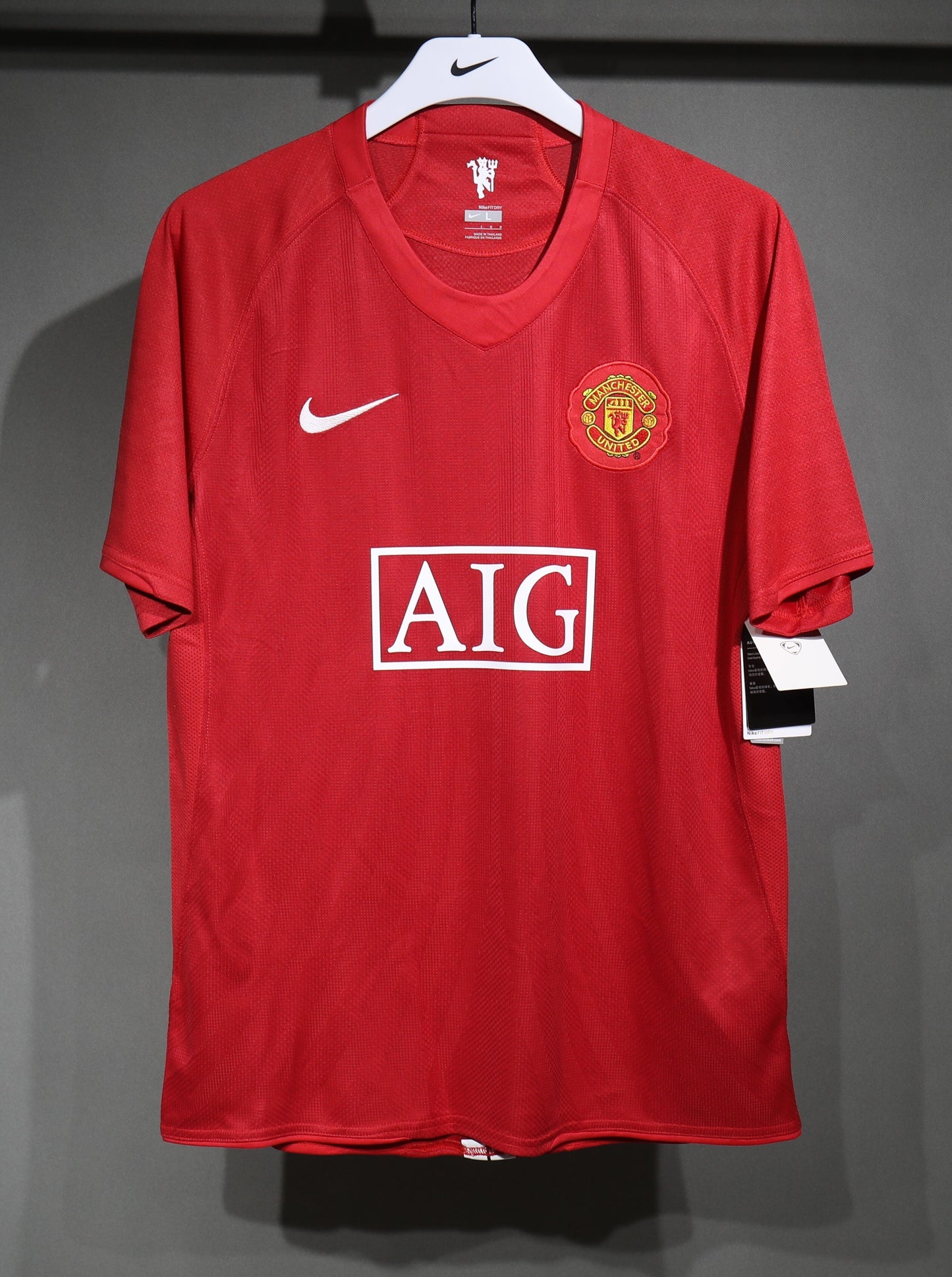 Retro 2007/08 Manchester United home player edition S-3XL