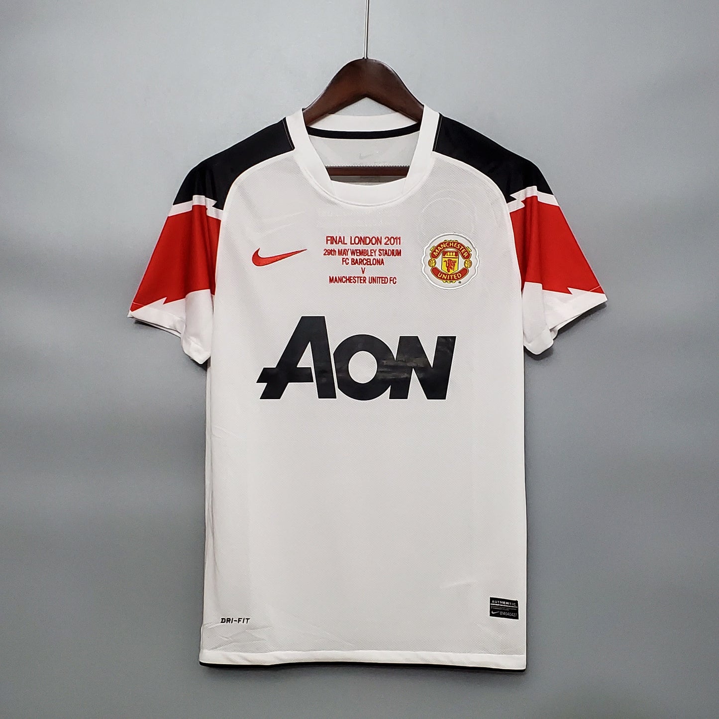 Retro 10/11 Manchester United in the Champions League version away S-XXL