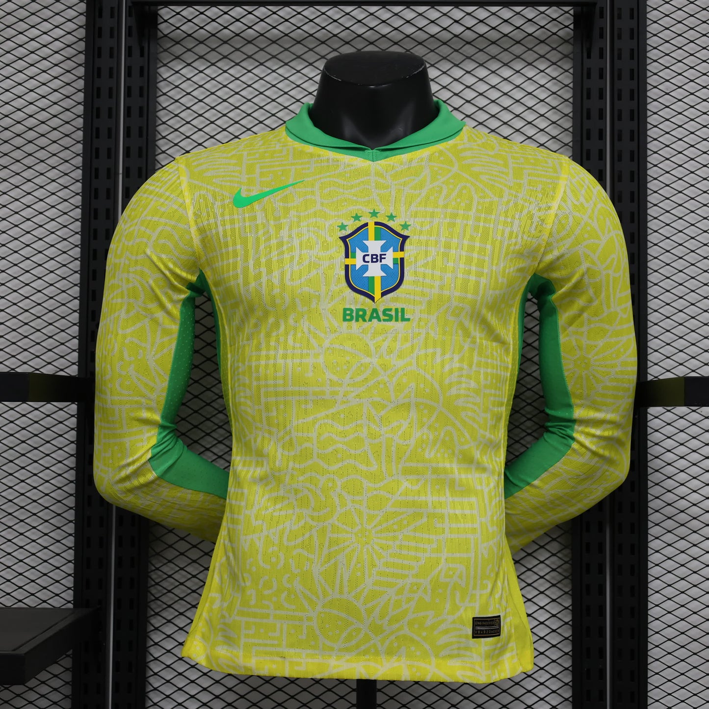 24/25 long sleeved Brazil home player version S-XXL
