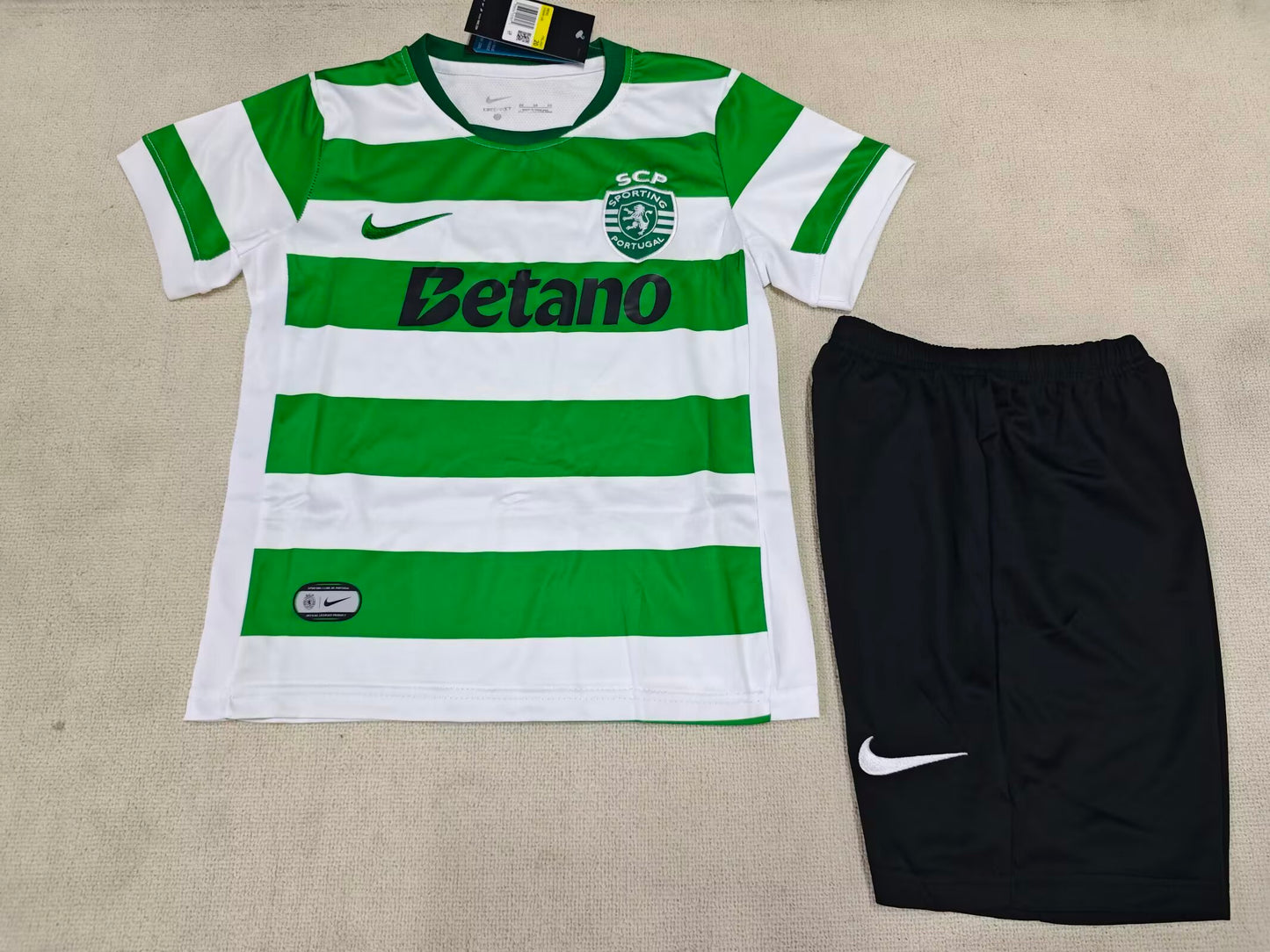 25/26 Kids Sporting Lisbon Home Size 16~28