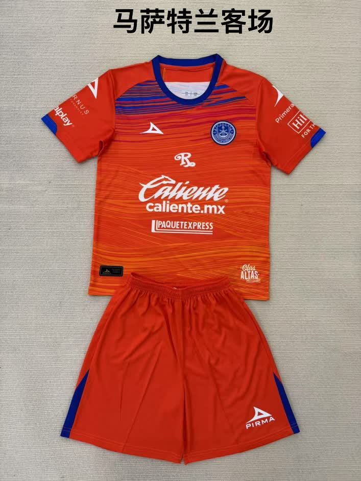 24/25 Mazatlan away 【 Adults # Kids 】
