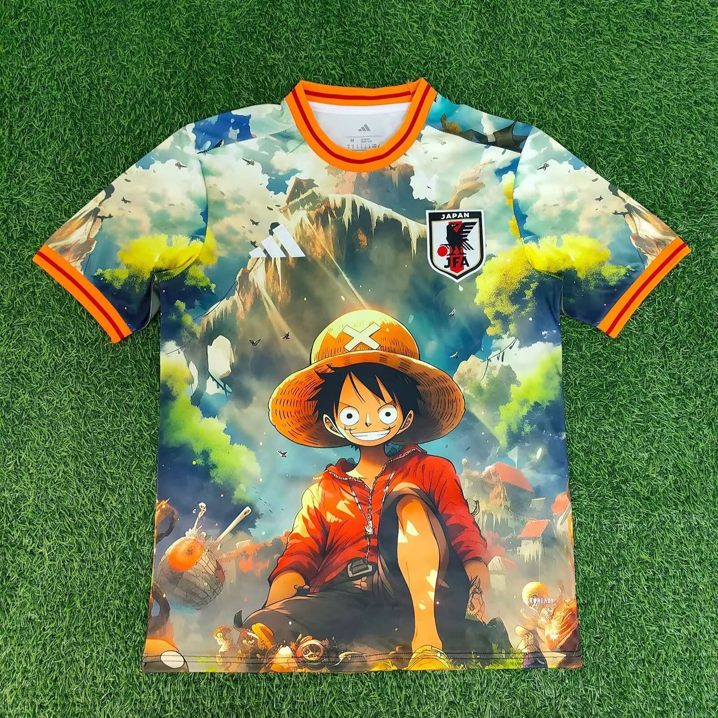 25/26 Japan One Piece Green Anime Edition S-XXL