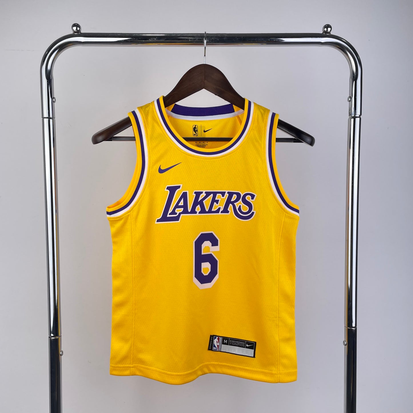 NBA Kids # Lakers Yellow No.6 James