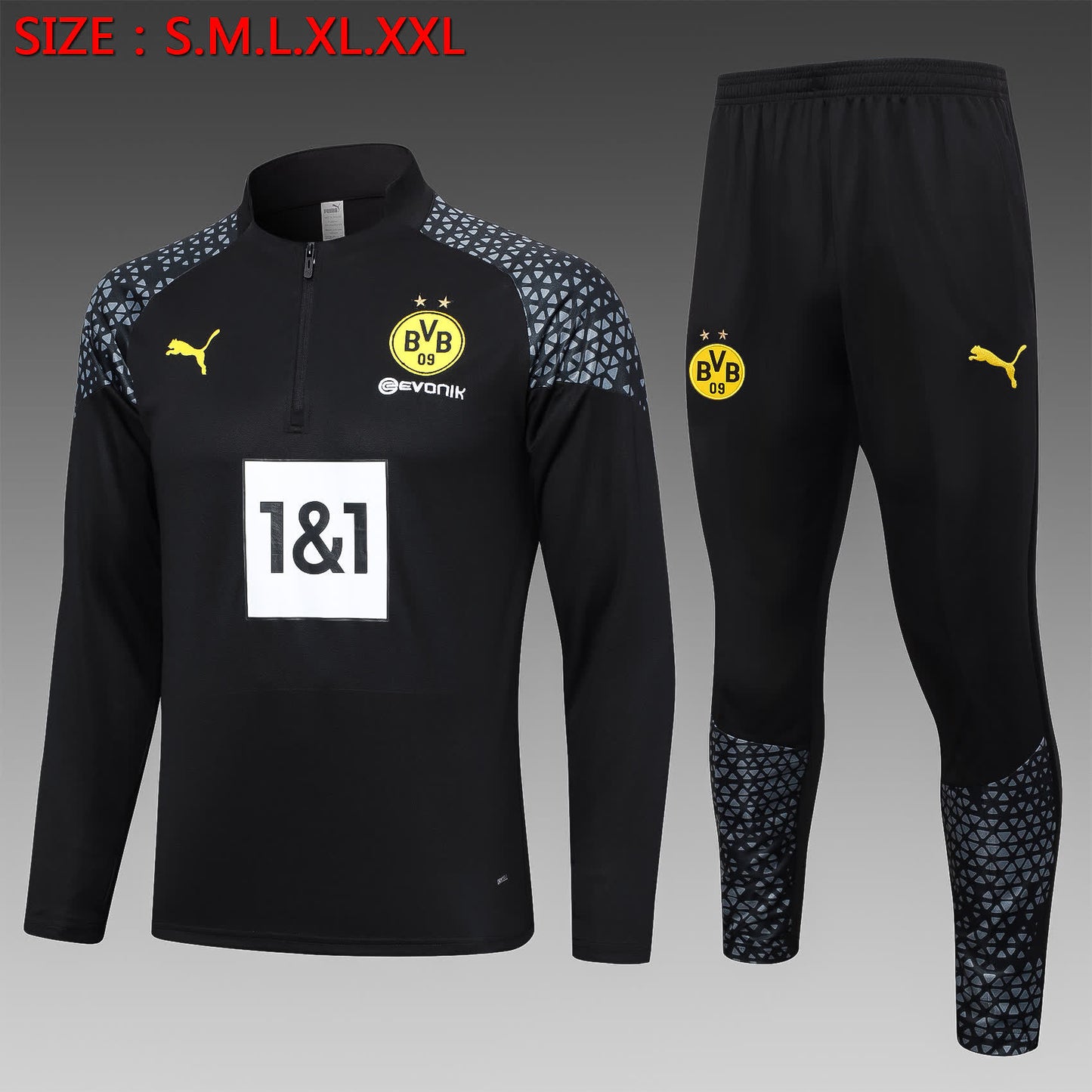 23/24 Half pull Dortmund Black