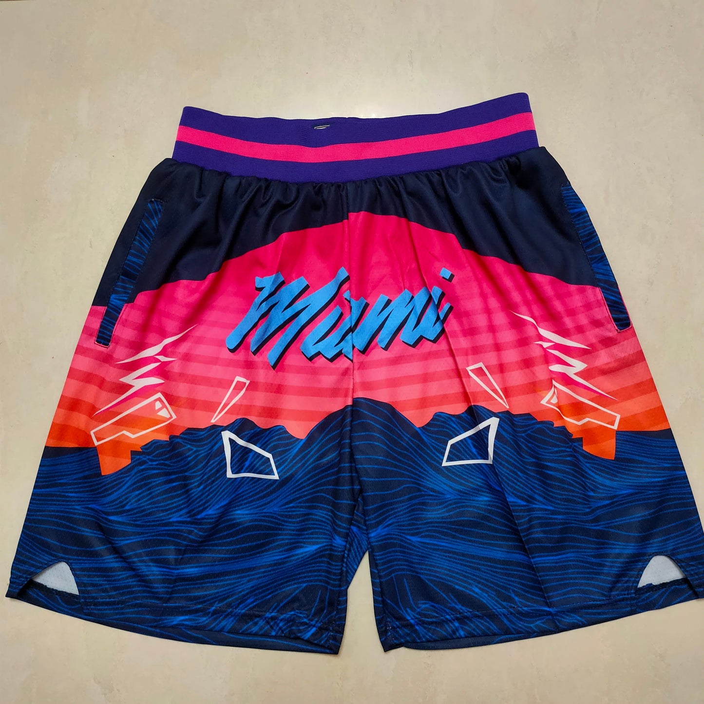 Heat Transfer Print Pocket Shorts