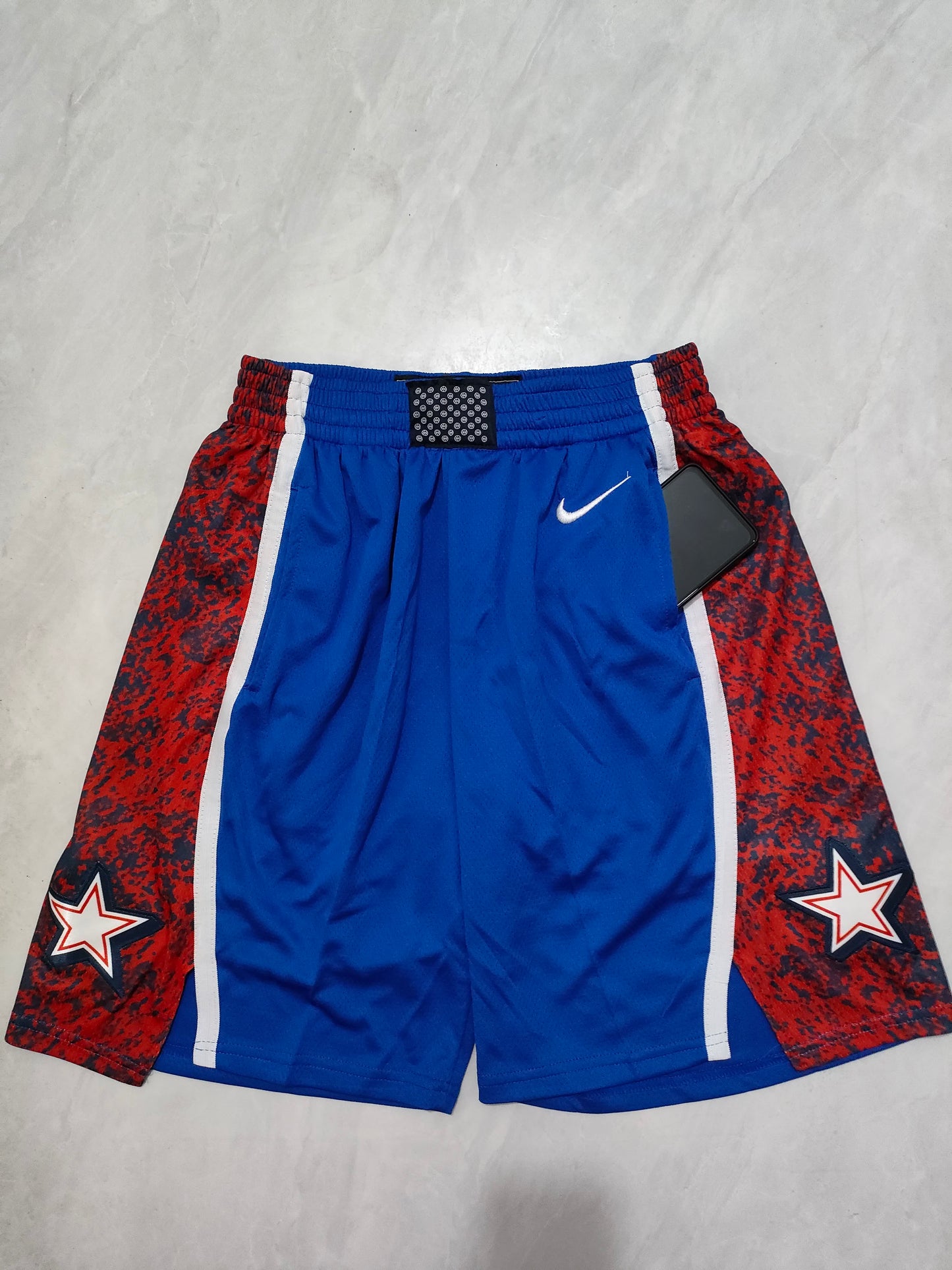 NBA American Dream 16 Blue Side 2 Pocket Shorts S-XXL