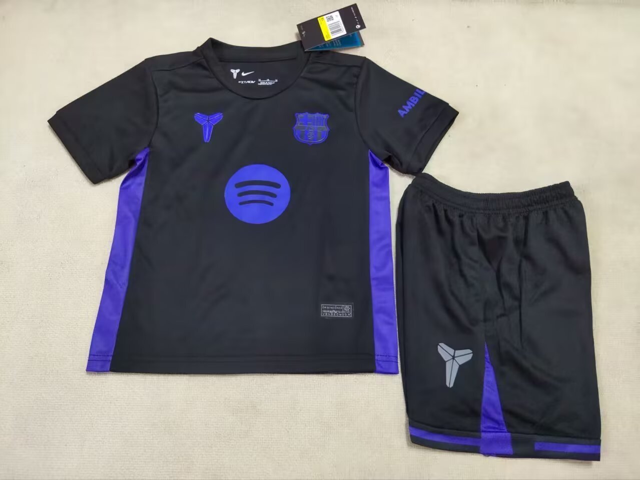 25/26 Kids Barcelona Black Special Edition Size 16-30
