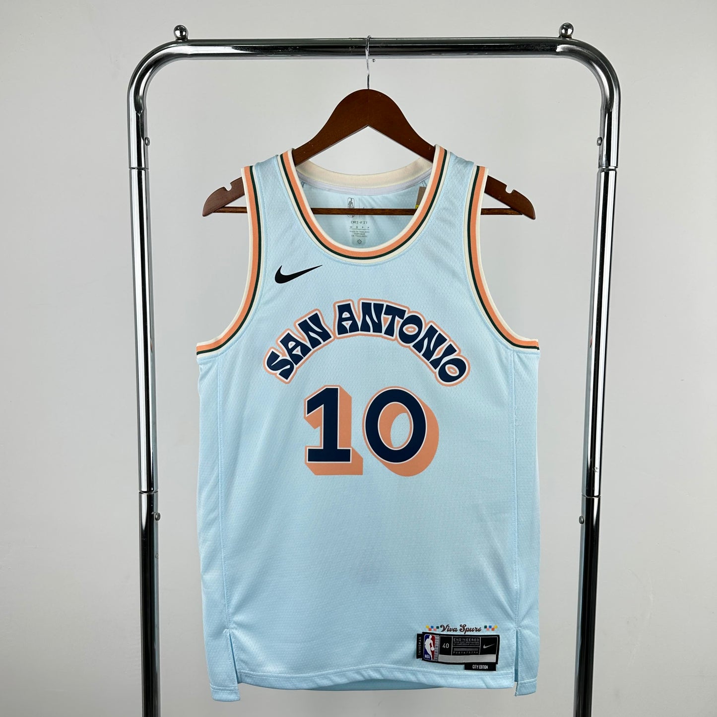 Season 25 Spurs City Edition 10#SOCHAN S-XXL