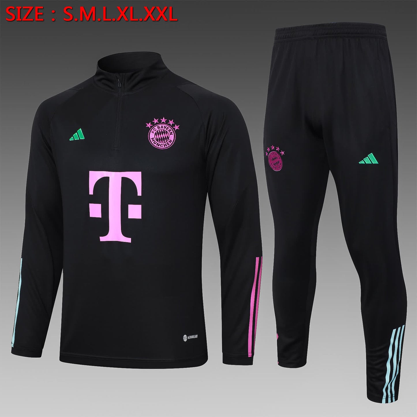 23/24 Half pull Bayern Black