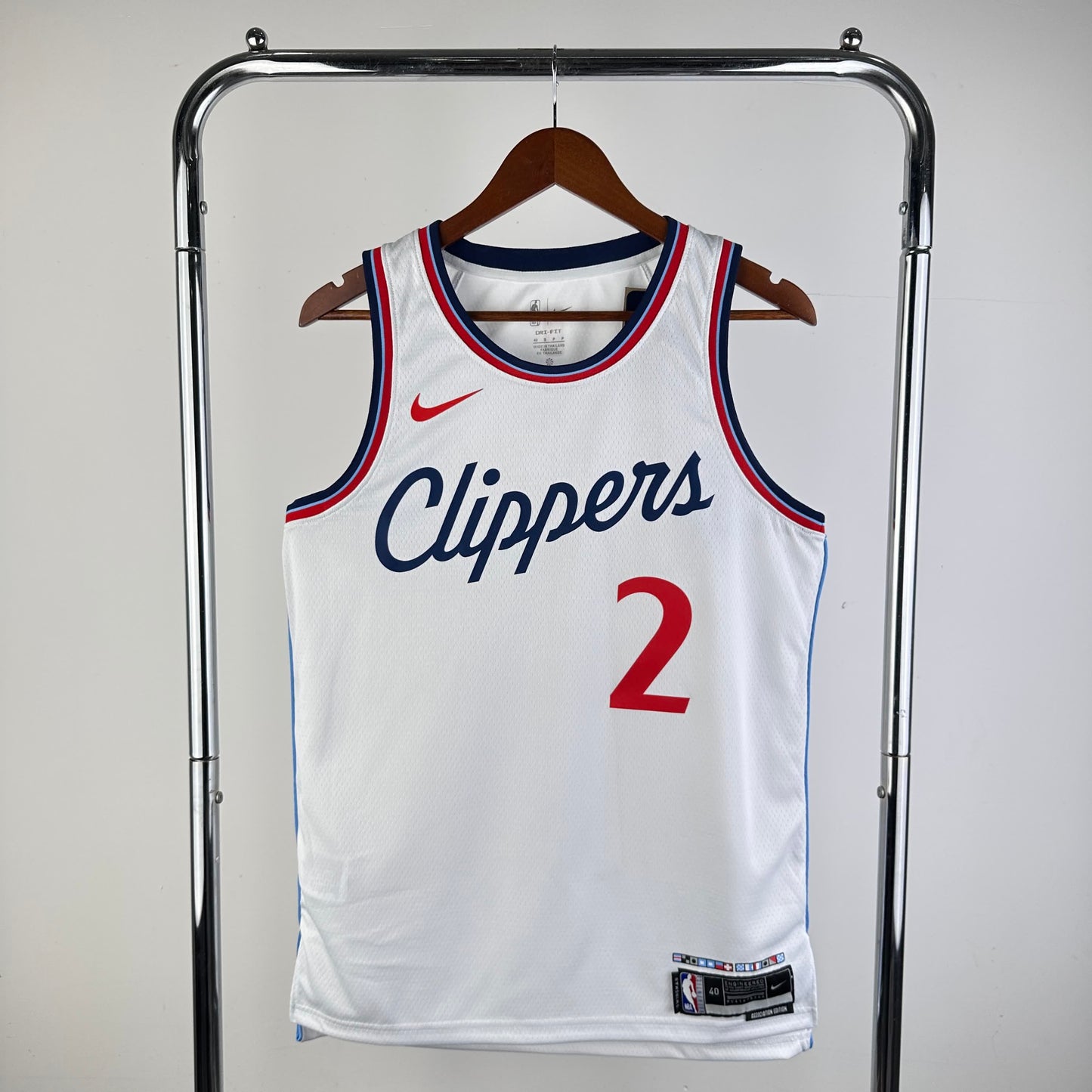 25 Season Clippers Home White 2 # Leonard